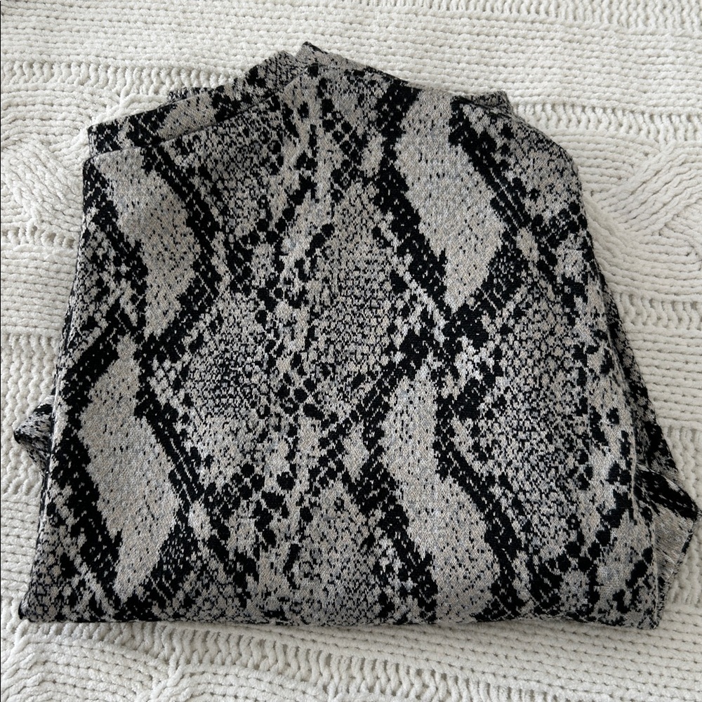Zara snakeskin print cropped top size medium - Picture 7 of 7